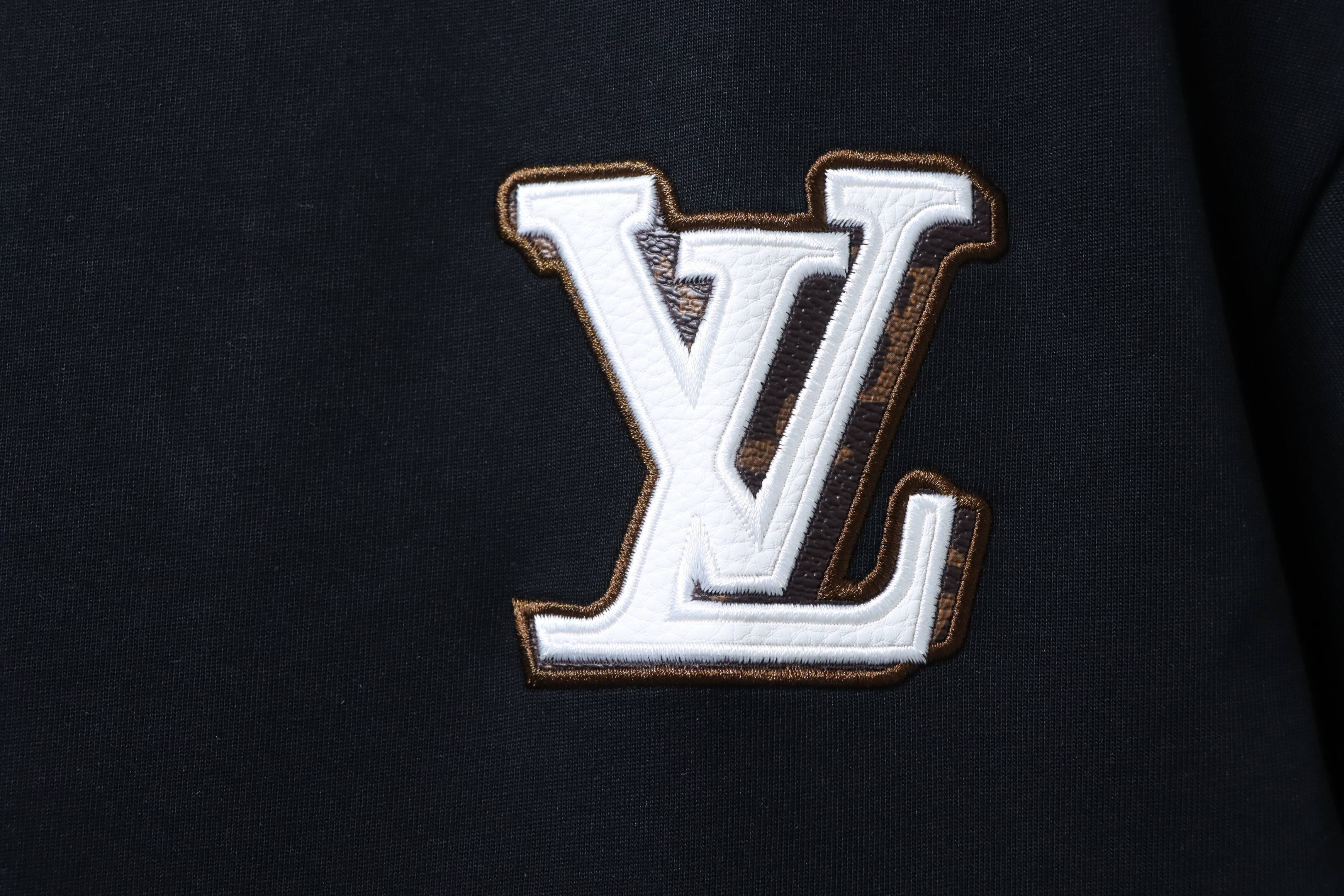 LOUIS VUITTON 26SS Letter Logo White Short Sleeve T-Shirt