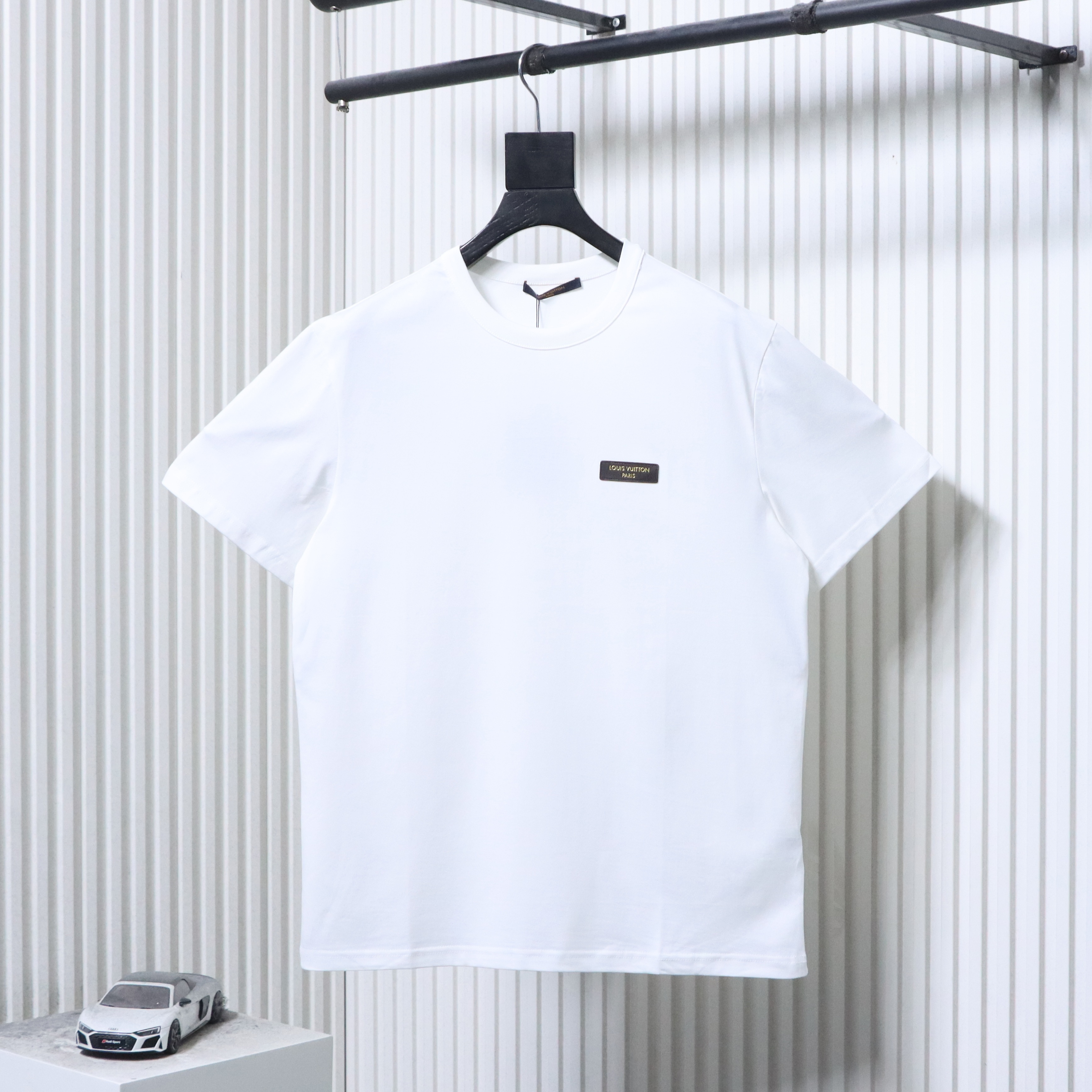 LOUIS VUITTON 26SS New Chest Logo Series Short Sleeve T-Shirt Style 1