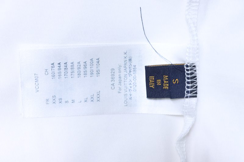 LOUIS VUITTON 26SS Print Crew Neck Logo Black Short Sleeve T-Shirt