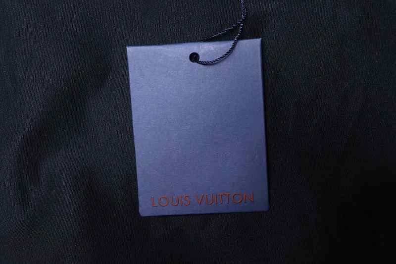 LOUIS VUITTON 26SS Print Crew Neck Logo White Short Sleeve T-Shirt