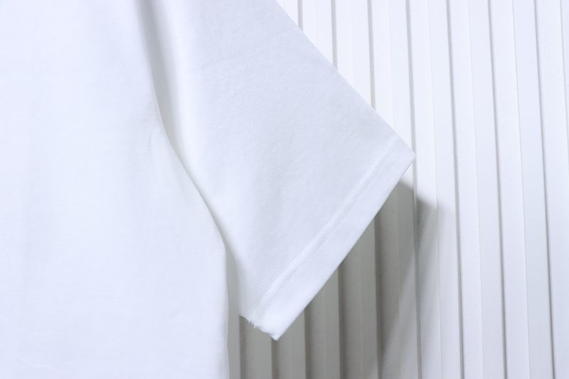 LOUIS VUITTON 26SS Print Crew Neck White Short Sleeve T-Shirt