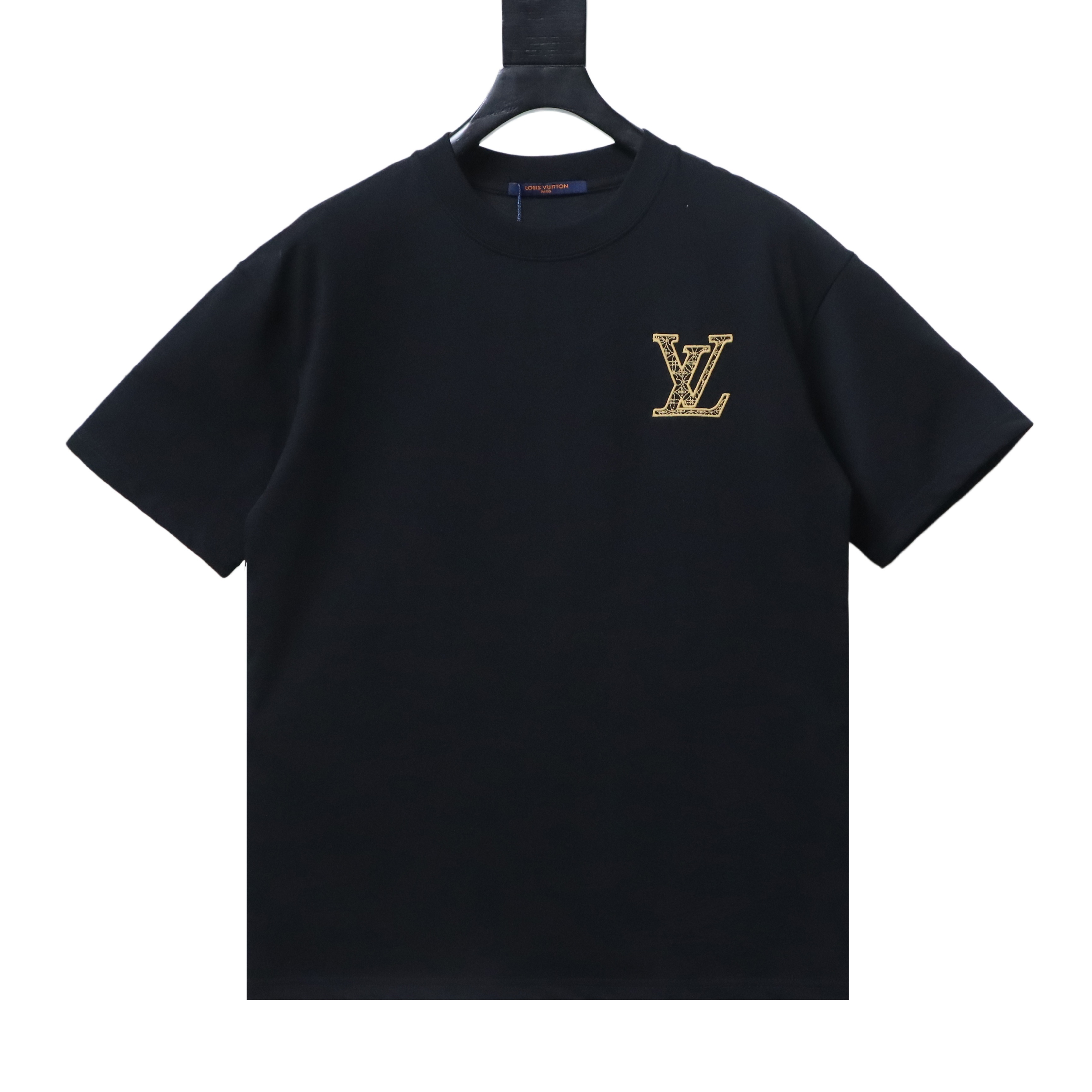 LOUIS VUITTON 26SS Triple Flower Embroidery Logo Short Sleeve T-Shirt Style 2