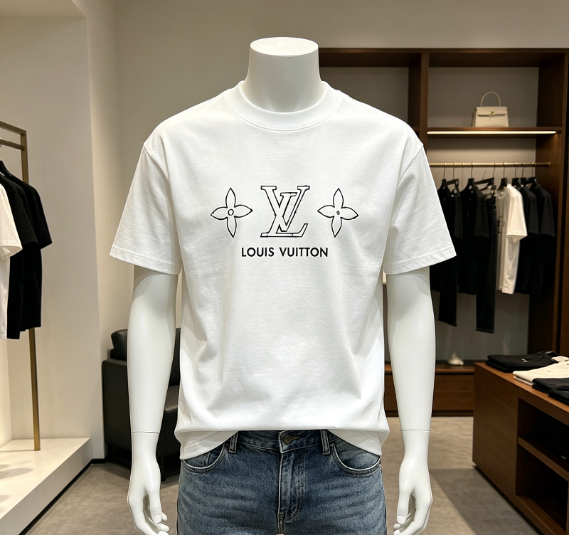 LOUIS VUITTON 26SS Triple Flower Short Sleeve T-Shirt