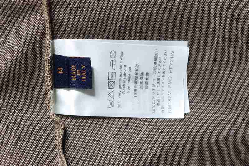 LOUIS VUITTON Allover Monogram Allover Print Short Sleeve Polo Shirt
