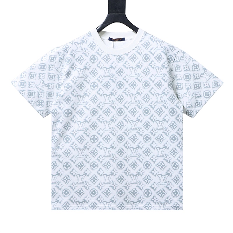 LOUIS VUITTON Allover Print Logo Short Sleeve T-Shirt Style 2