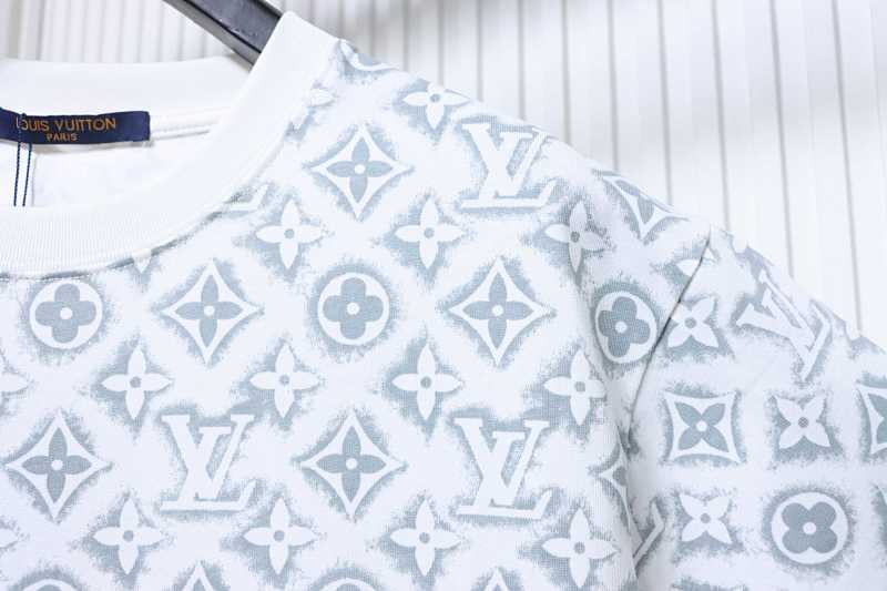 LOUIS VUITTON Allover Print Logo Short Sleeve T-Shirt Style 2