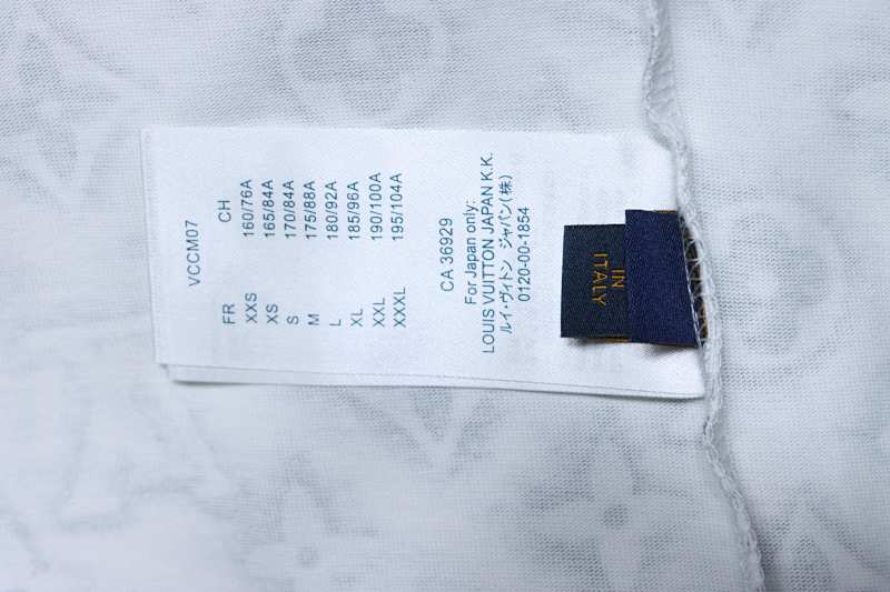 LOUIS VUITTON Allover Print Logo Short Sleeve T-Shirt Style 2