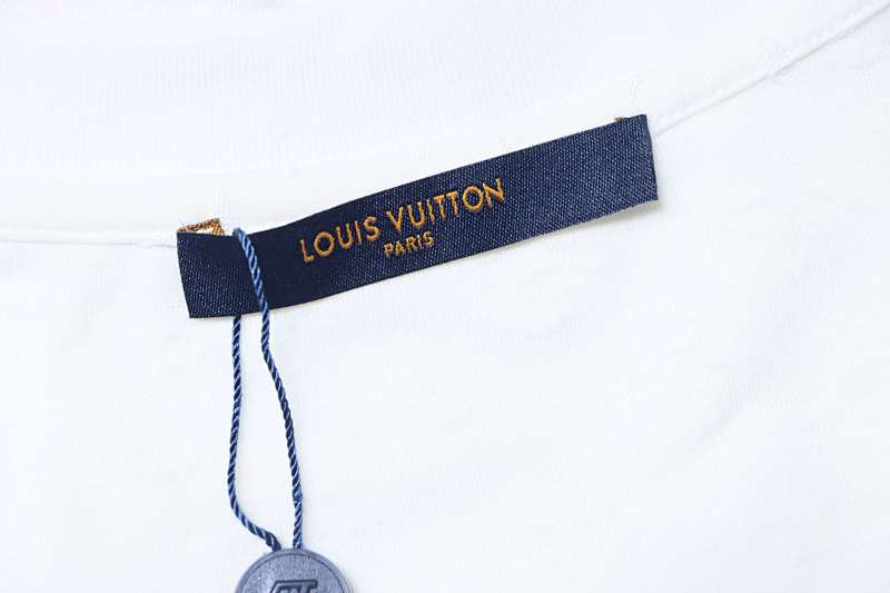 LOUIS VUITTON Allover Print Monogram Embroidery Logo Short Sleeve T-Shirt Style 1