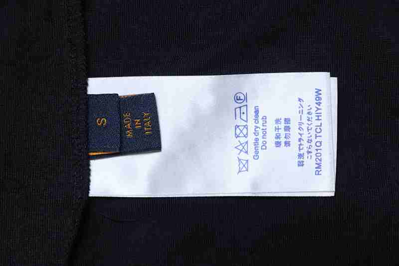 LOUIS VUITTON Allover Print Monogram Embroidery Logo Short Sleeve T-Shirt Style 2