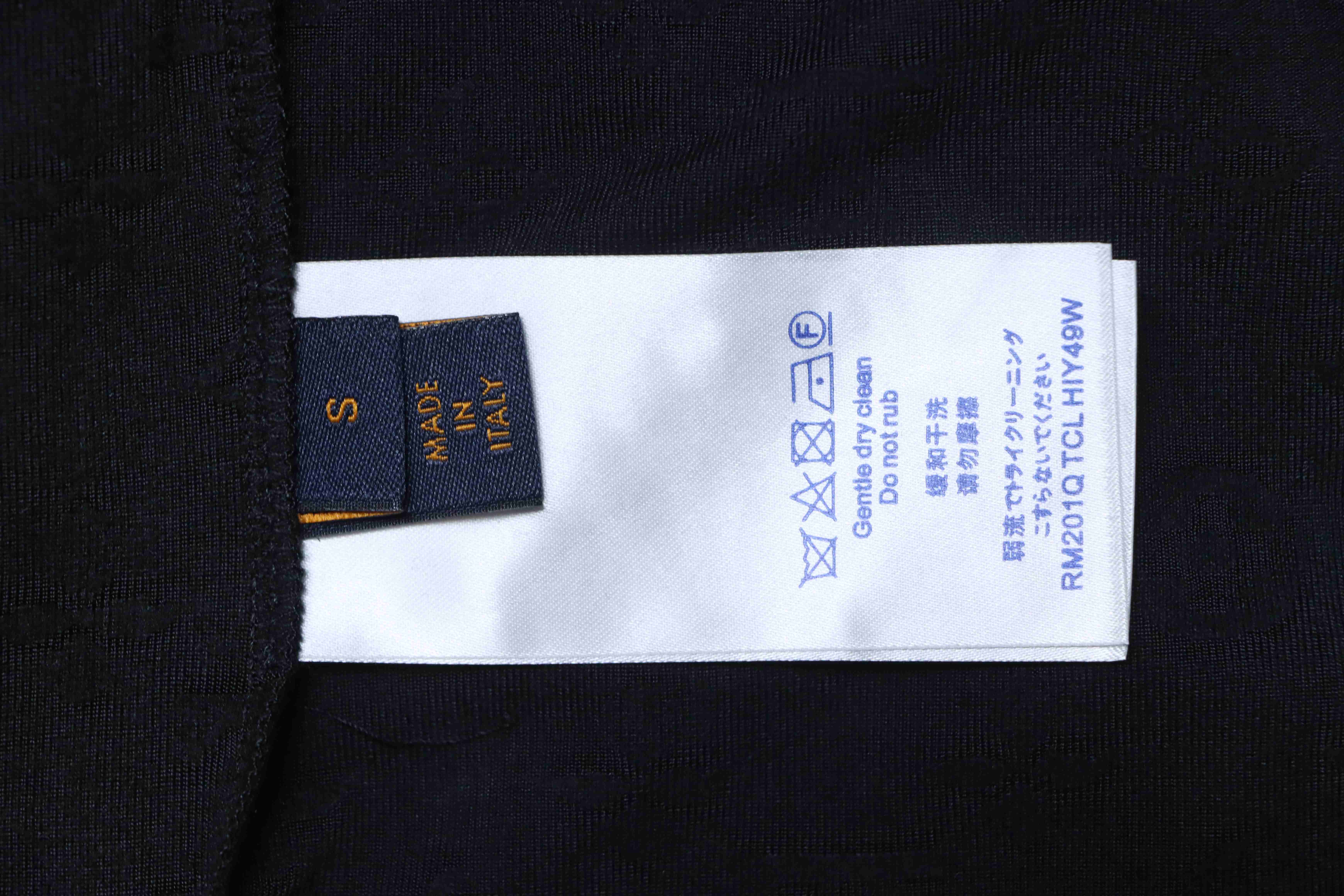 LOUIS VUITTON Allover Print Monogram Embroidery Logo Short Sleeve T-Shirt Style 2