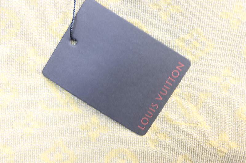 LOUIS VUITTON Allover Print Monogram Jacquard Monogram Short Sleeve T-Shirt