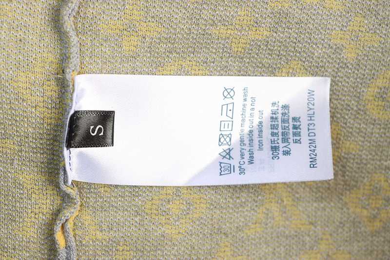 LOUIS VUITTON Allover Print Monogram Jacquard Monogram Short Sleeve T-Shirt