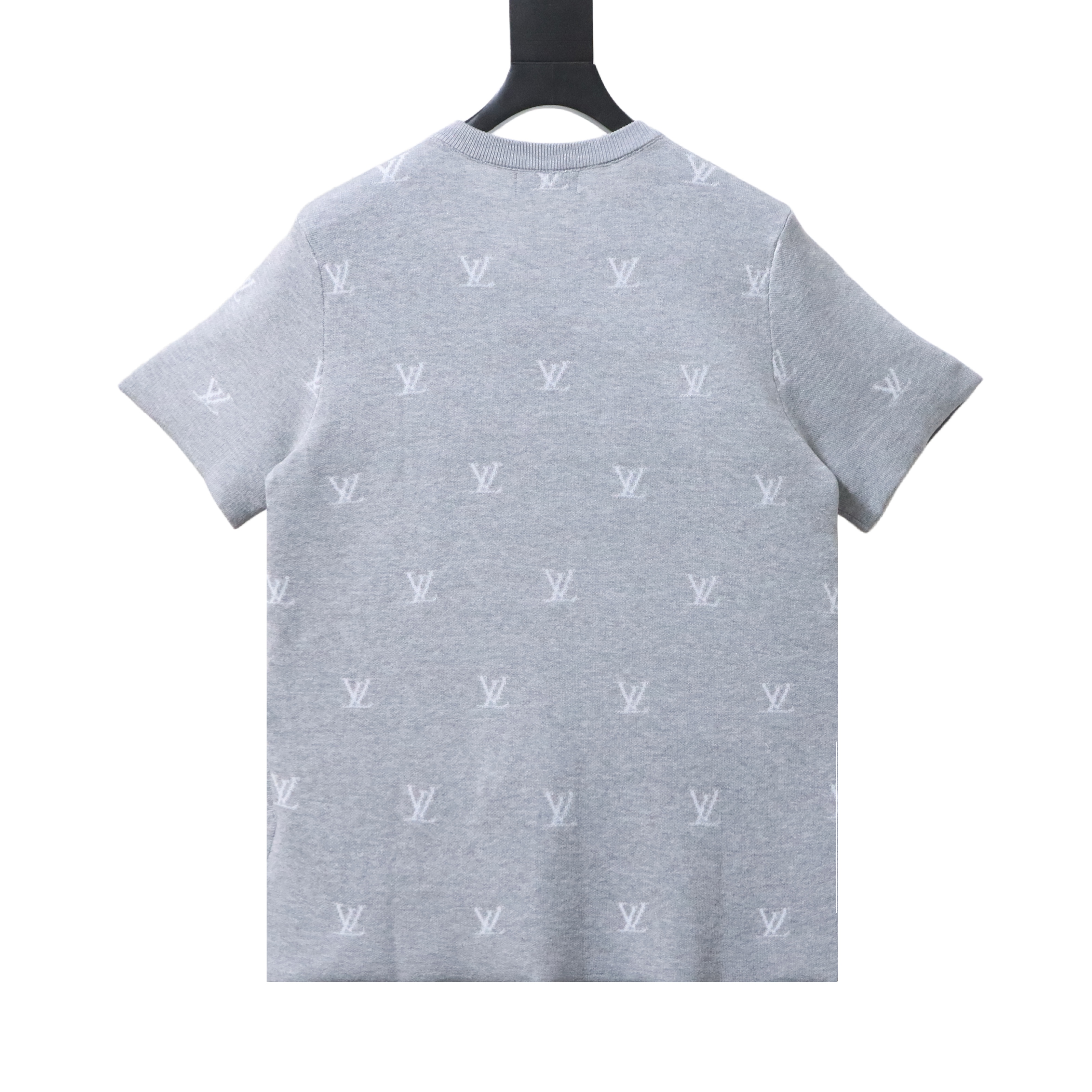 LOUIS VUITTON Allover Print Monogram Logo Short Sleeve T-Shirt