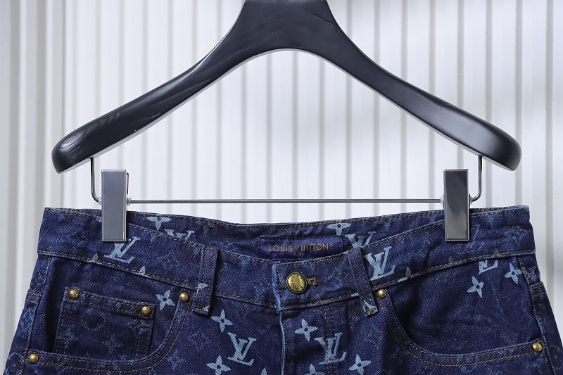LOUIS VUITTON Allover Print Monogram Shorts
