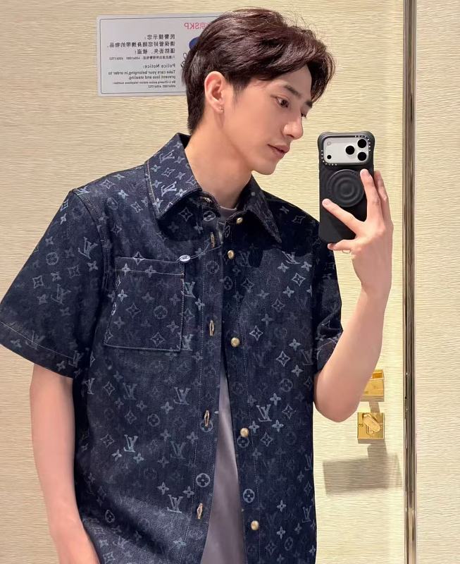 LOUIS VUITTON Allover Print Monogram Shorts