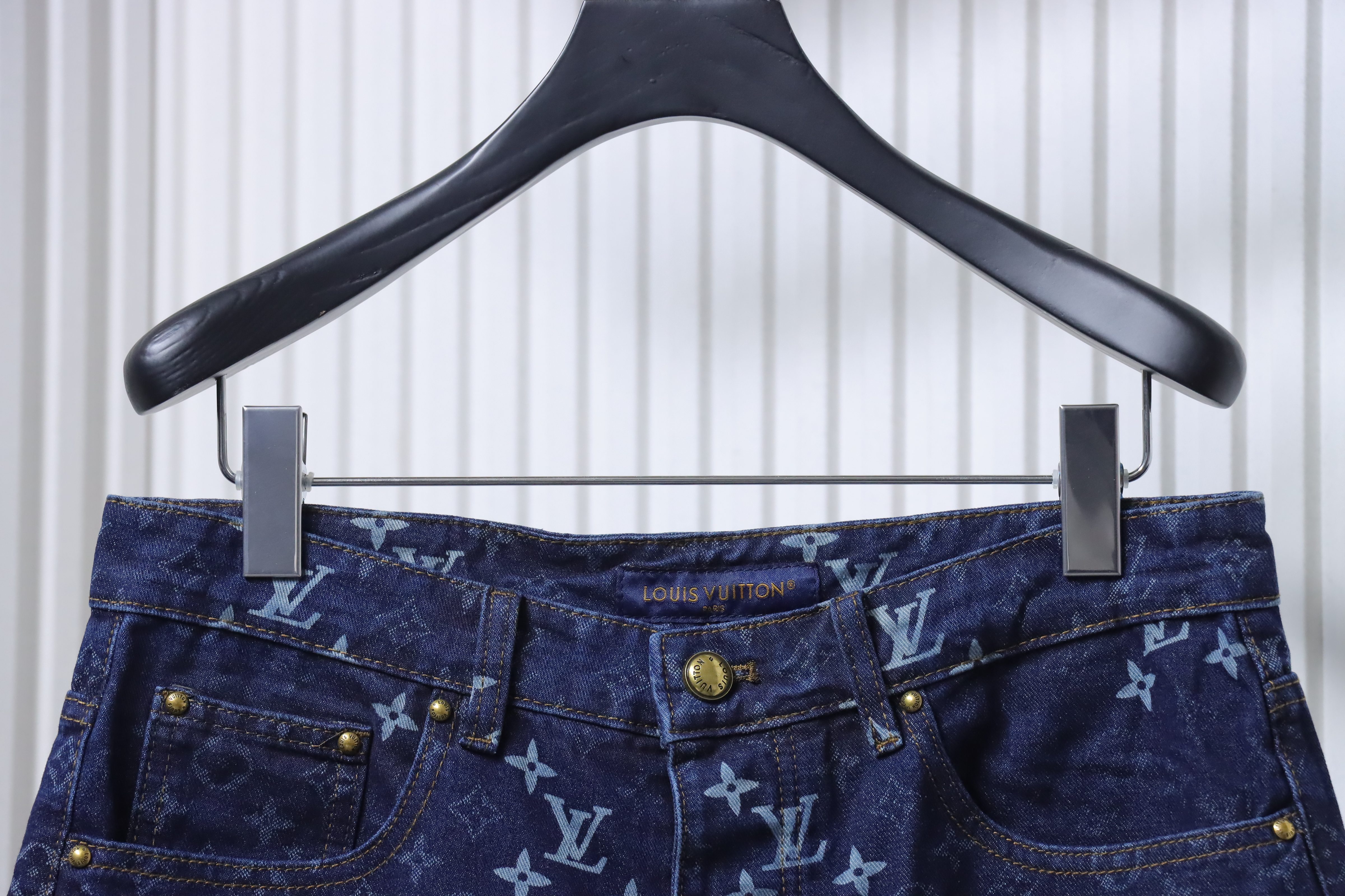 LOUIS VUITTON Allover Print Monogram Shorts