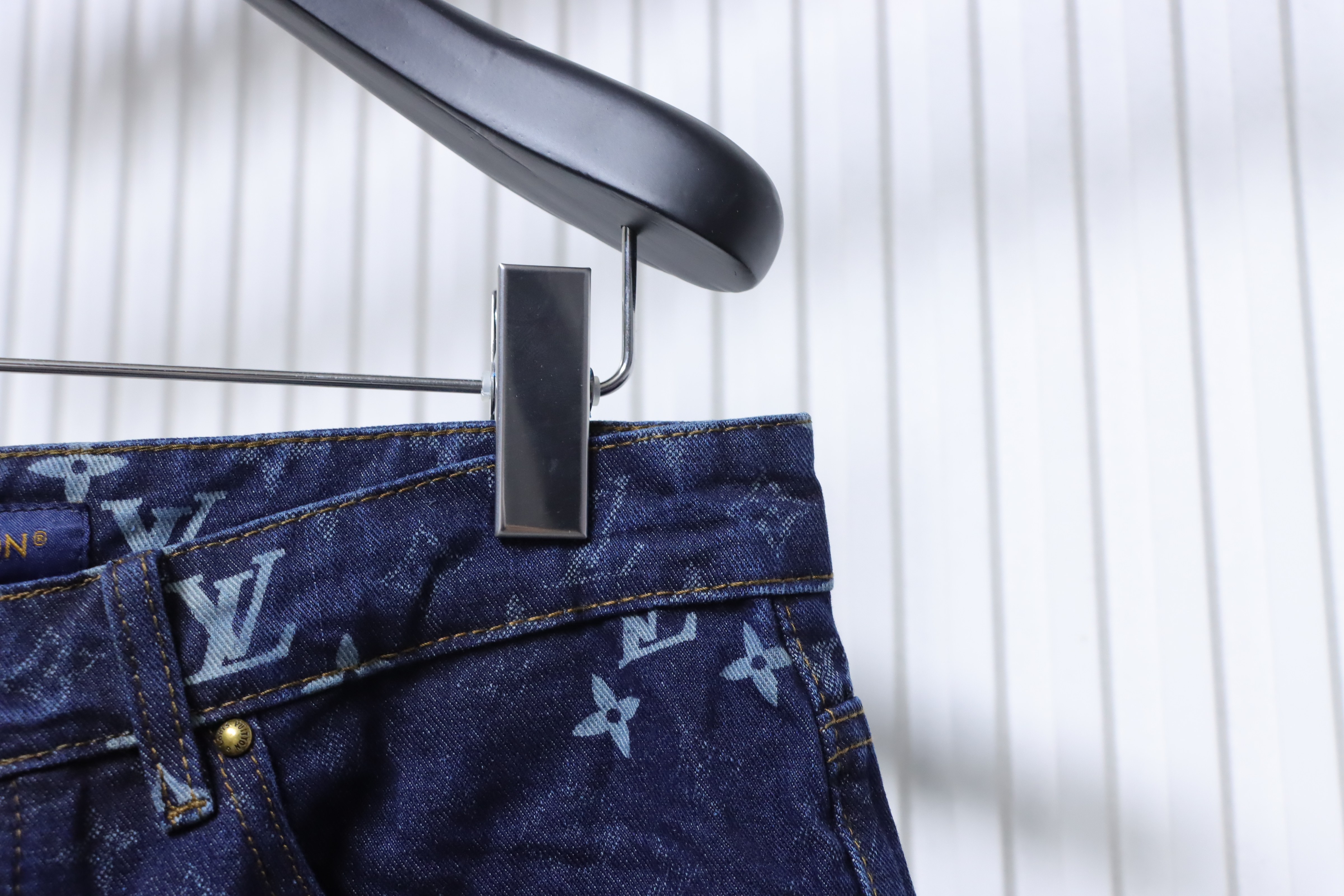 LOUIS VUITTON Allover Print Monogram Shorts
