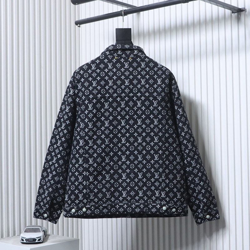LOUIS VUITTON Allover Print Set Denim Jacket