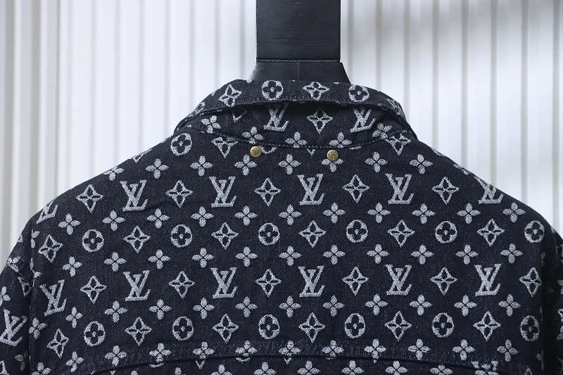 LOUIS VUITTON Allover Print Set Denim Jacket