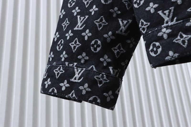 LOUIS VUITTON Allover Print Set Denim Jacket