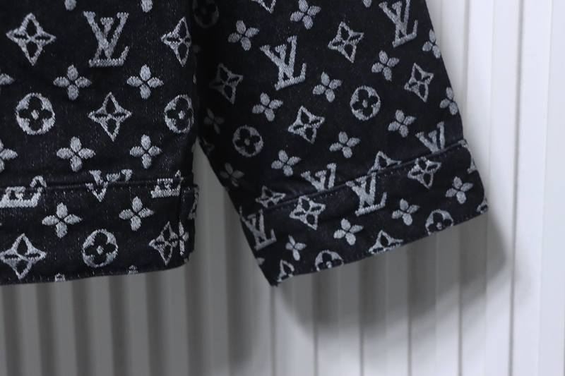LOUIS VUITTON Allover Print Set Denim Jacket