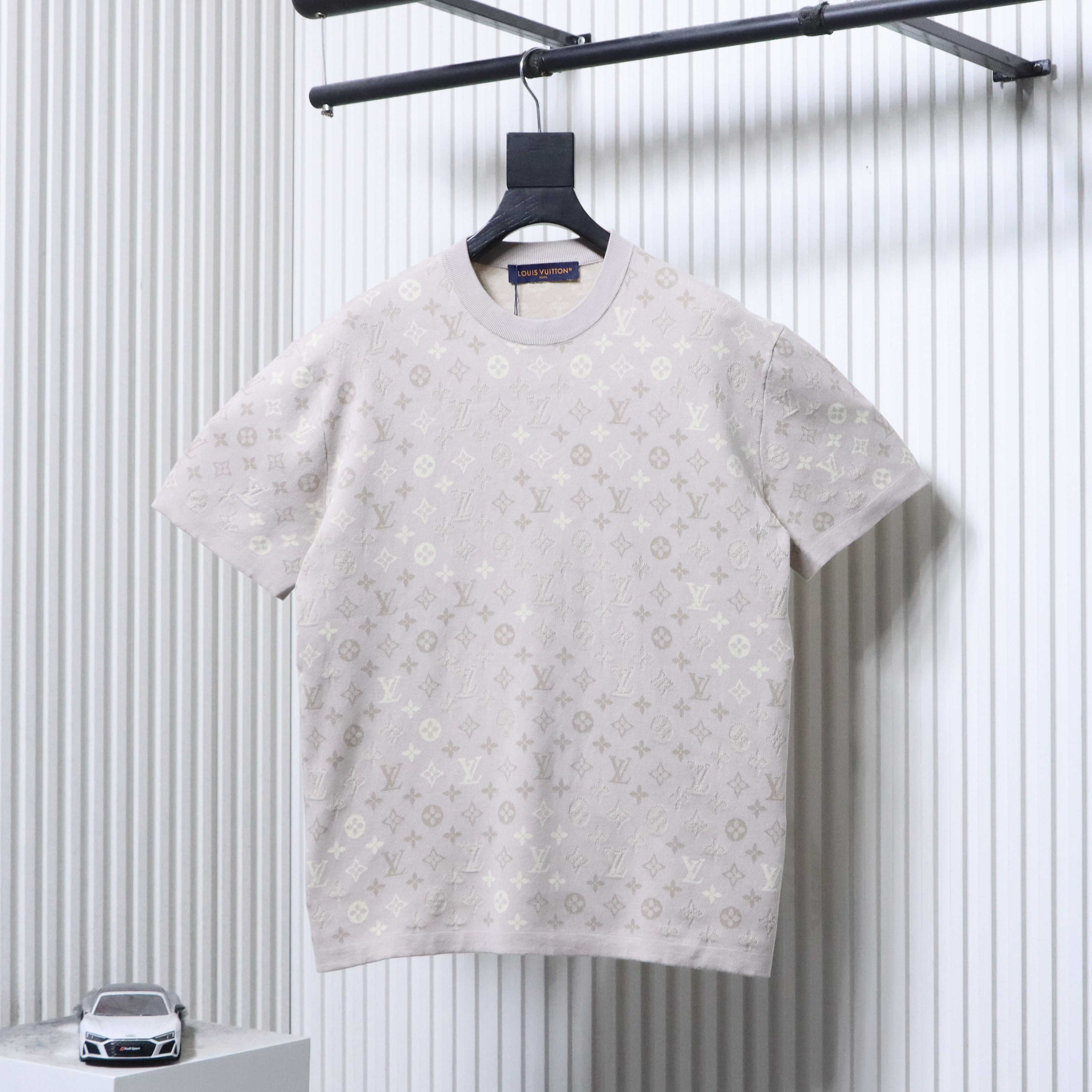 LOUIS VUITTON Allover Print Short Sleeve T-Shirt