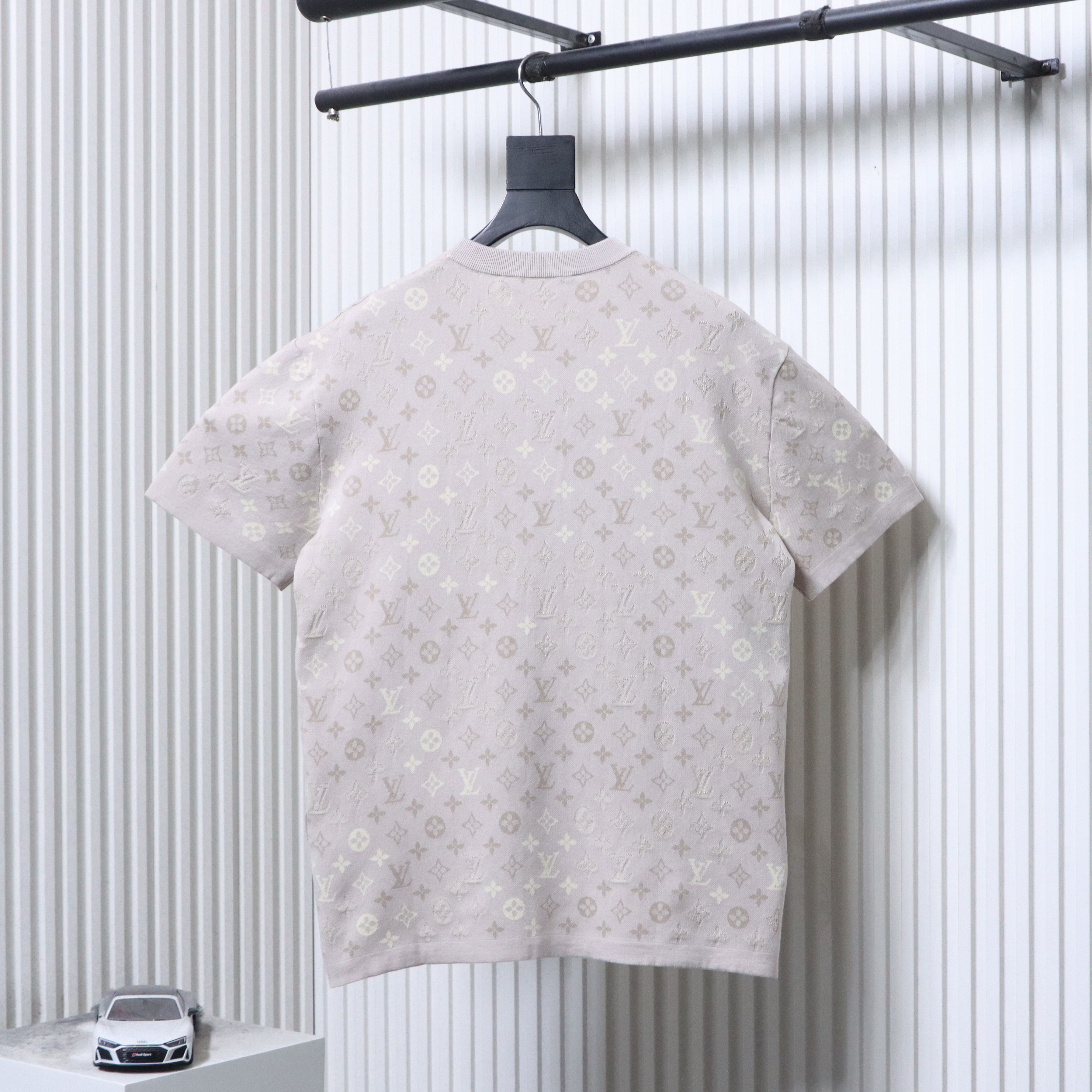 LOUIS VUITTON Allover Print Short Sleeve T-Shirt