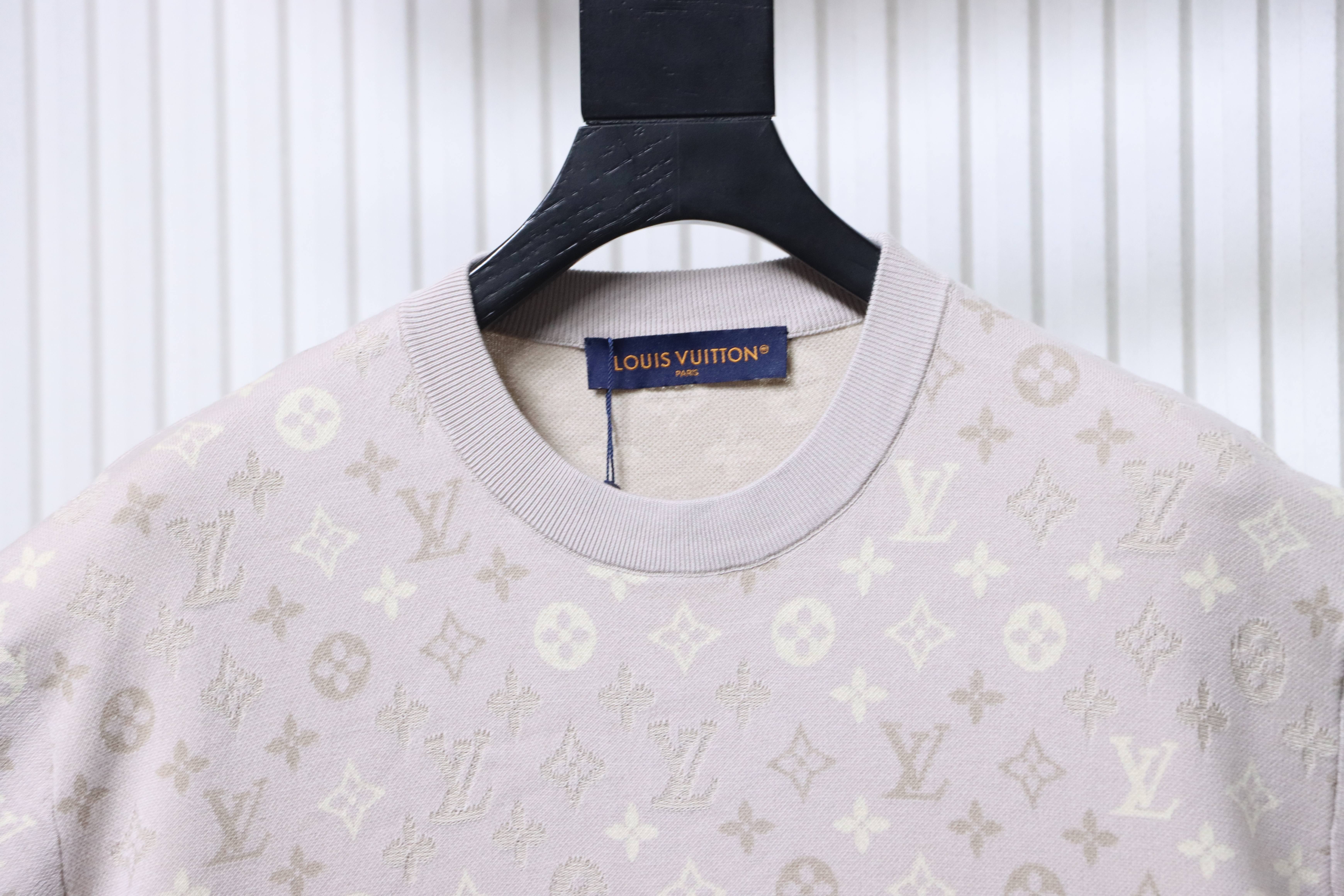 LOUIS VUITTON Allover Print Short Sleeve T-Shirt