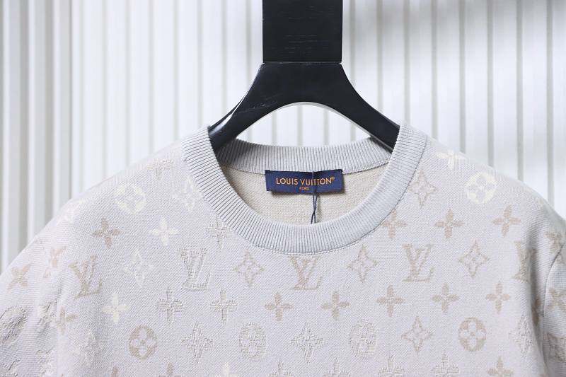 LOUIS VUITTON Allover Print Tonal Pattern Monogram Gradient Short Sleeve T-Shirt