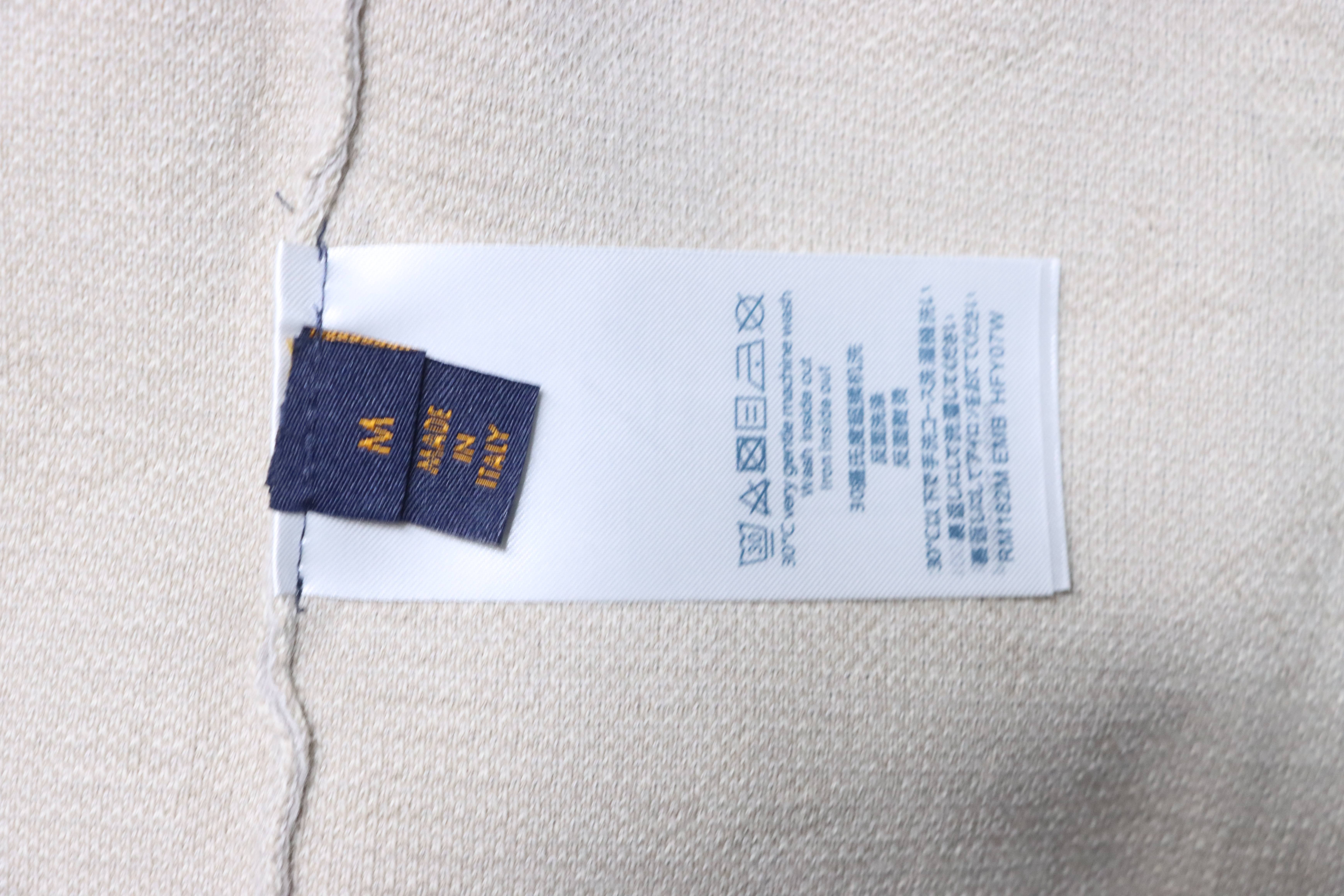 LOUIS VUITTON Allover Print Tonal Pattern Monogram Gradient Short Sleeve T-Shirt