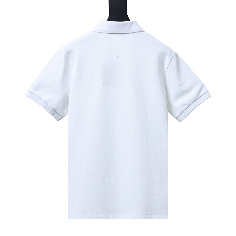 LOUIS VUITTON Black White Short Sleeve Polo Shirt