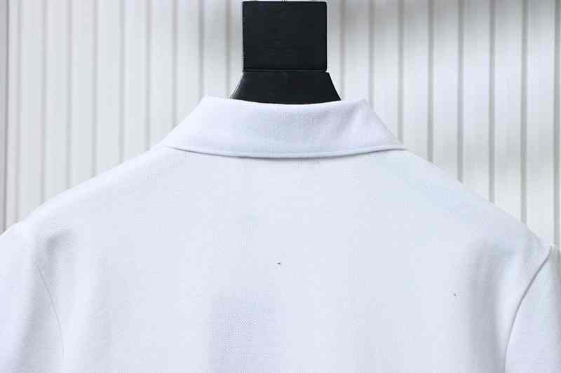 LOUIS VUITTON Black White Short Sleeve Polo Shirt
