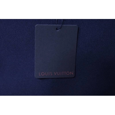 LOUIS VUITTON Black White Short Sleeve T-Shirt 02