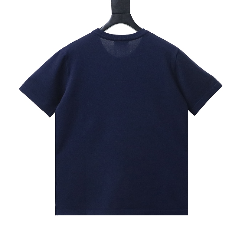 LOUIS VUITTON Black White Short Sleeve T-Shirt