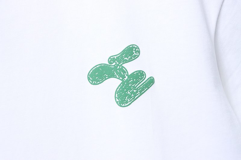 LOUIS VUITTON Checkerboard Cactus Print Black White Short Sleeve T-Shirt