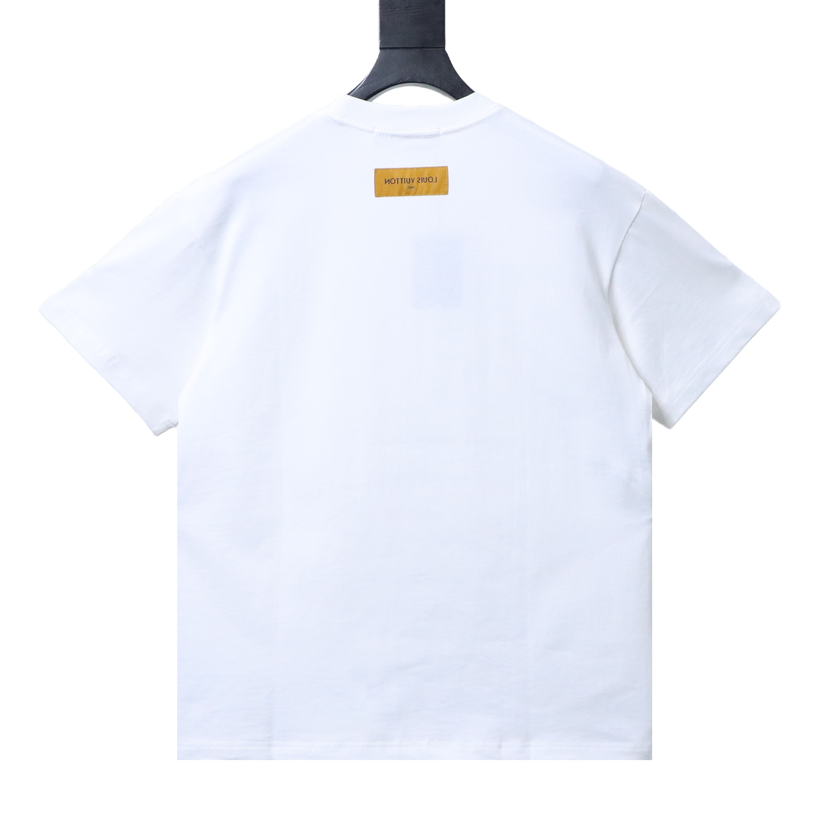 LOUIS VUITTON Checkerboard Cactus Print Black White Short Sleeve T-Shirt