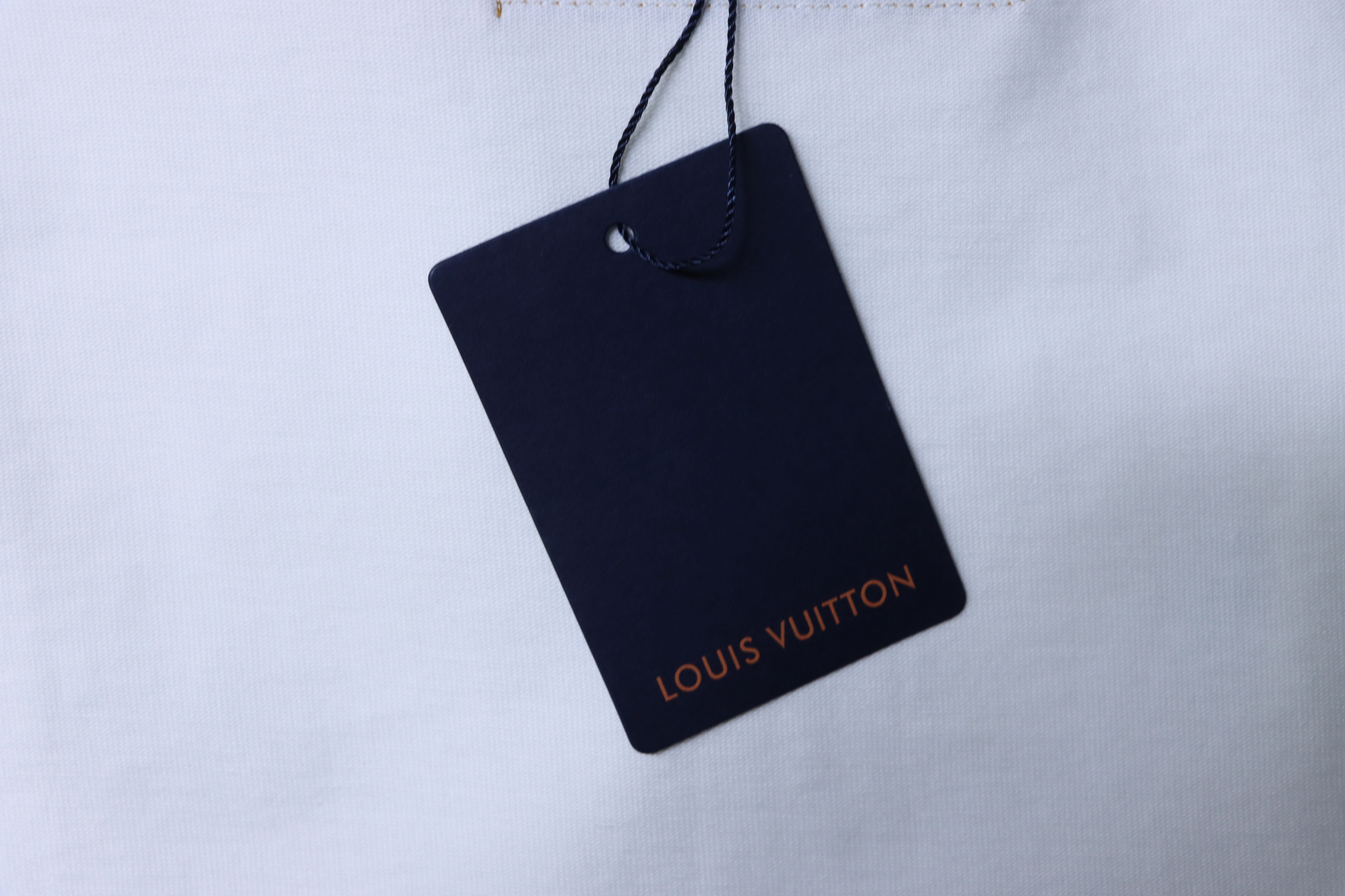 LOUIS VUITTON Checkerboard Cactus Print Black White Short Sleeve T-Shirt