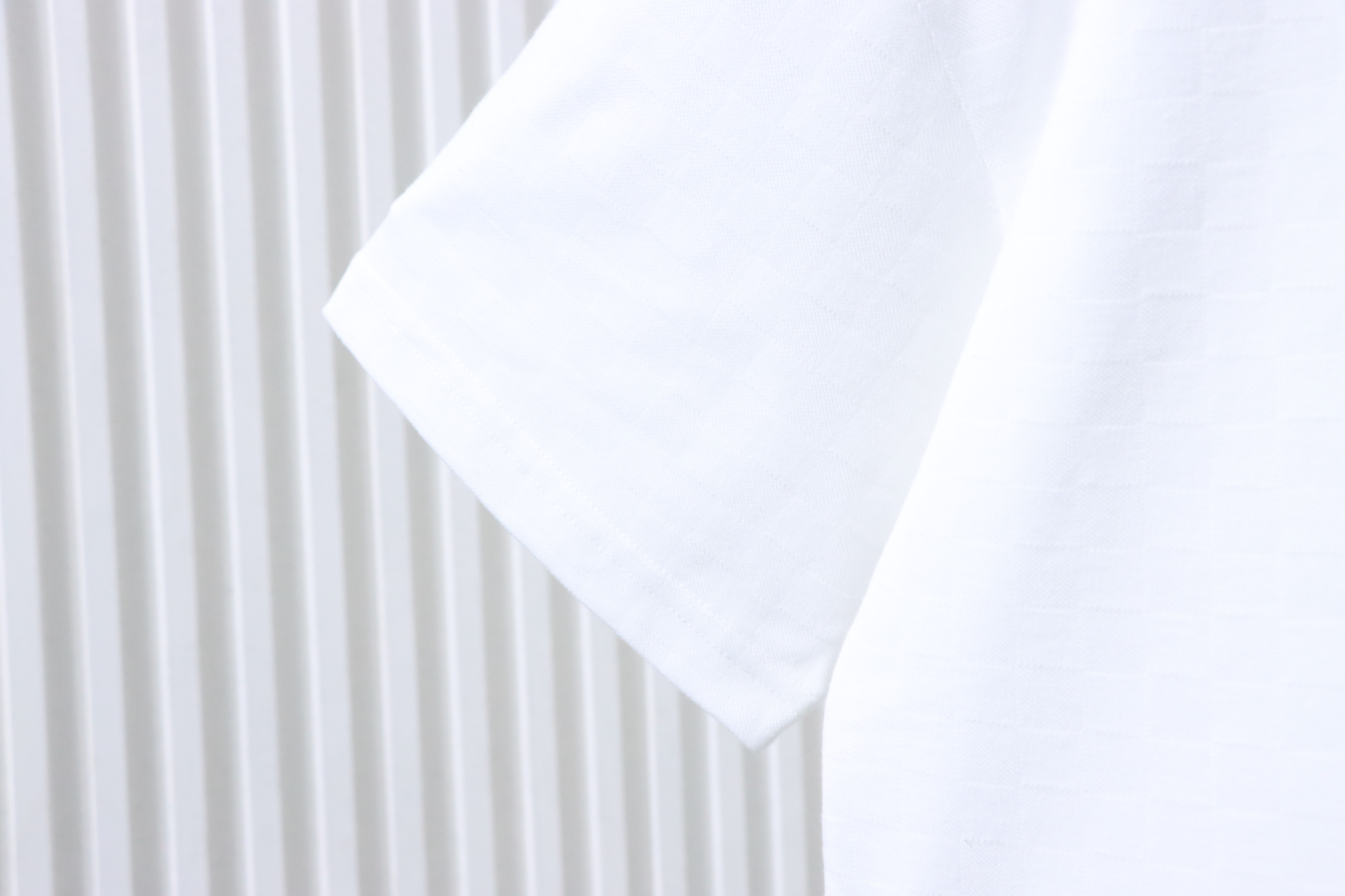 LOUIS VUITTON Checkerboard Embroidery White Short Sleeve T-Shirt