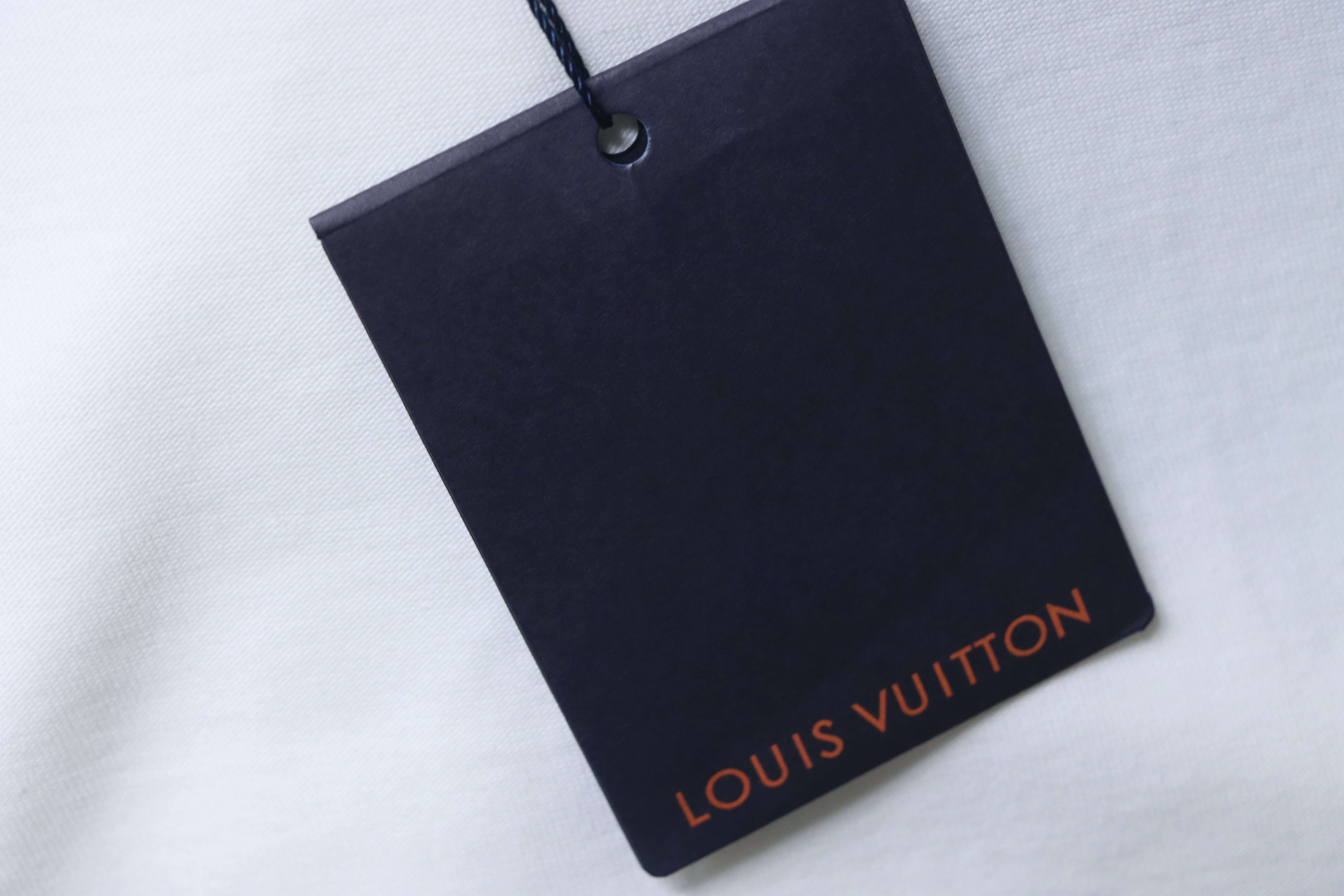 LOUIS VUITTON Clover Black White Short Sleeve T-Shirt Style 1