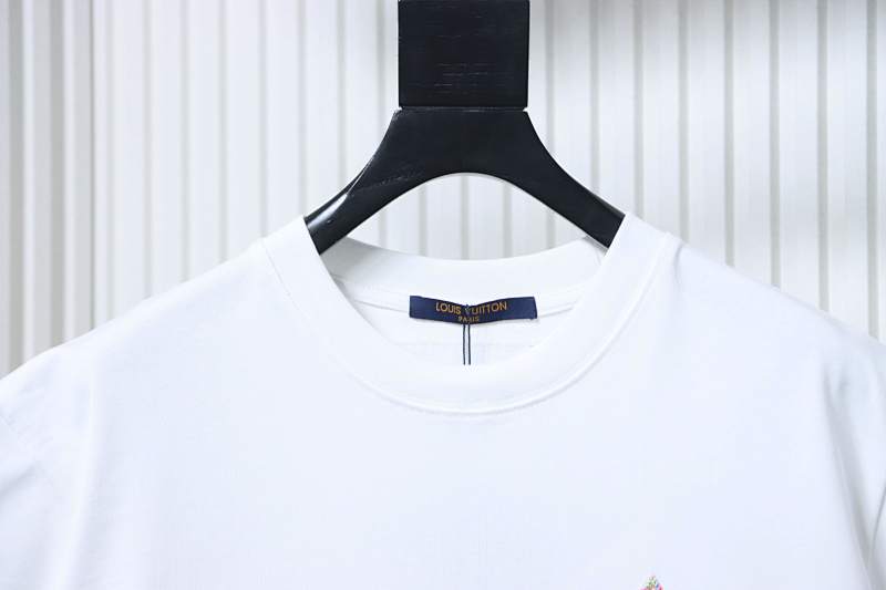 LOUIS VUITTON Clover Embroidery Short Sleeve T-Shirt Style 1