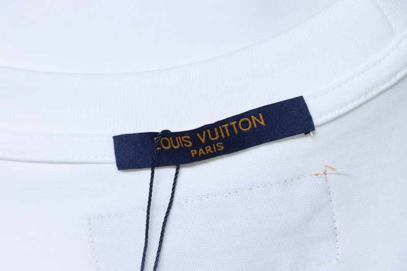 LOUIS VUITTON Clover Embroidery Short Sleeve T-Shirt Style 1