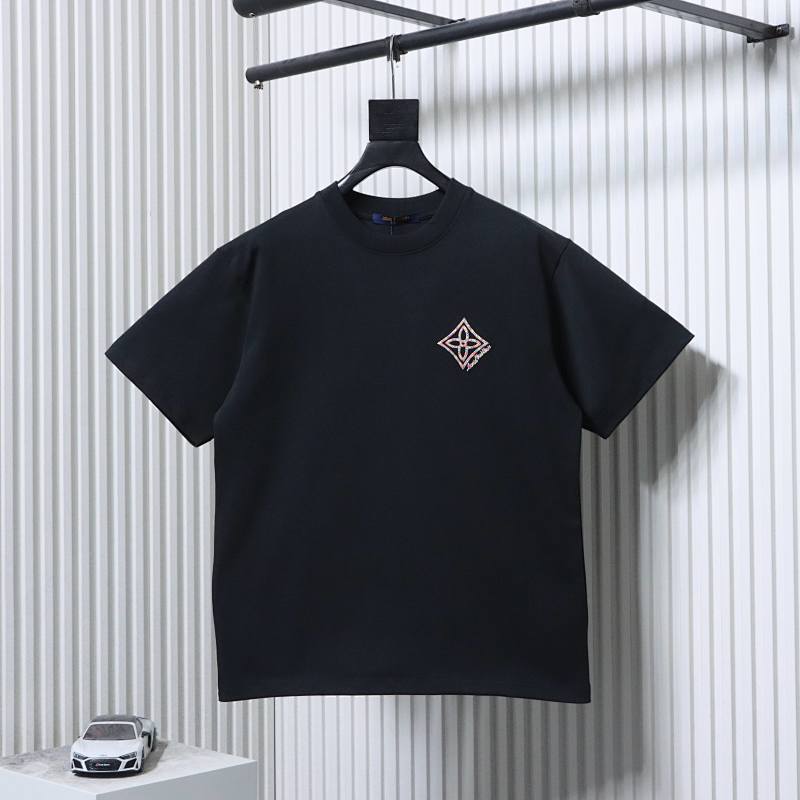 LOUIS VUITTON Clover Embroidery Short Sleeve T-Shirt Style 2