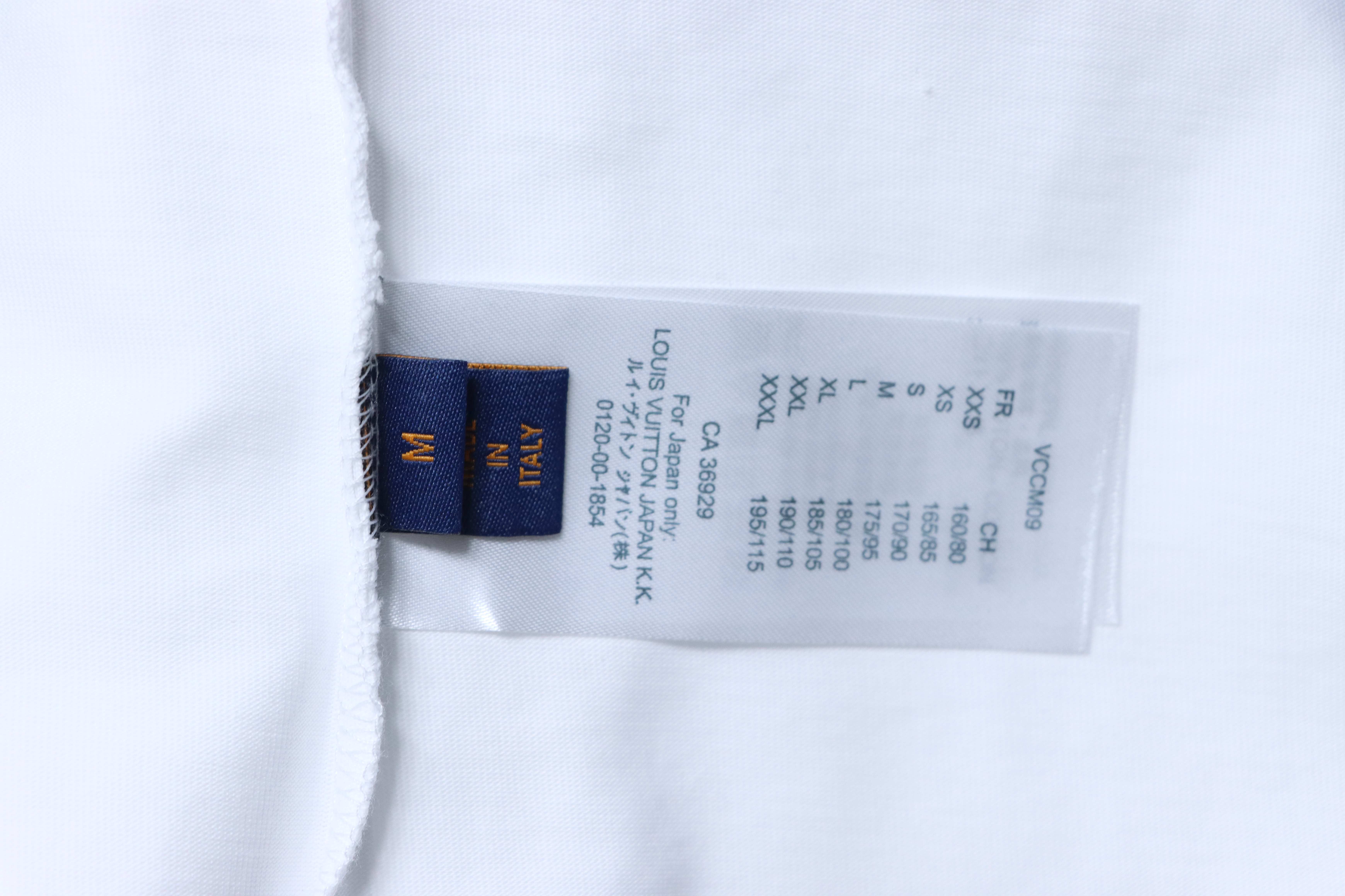LOUIS VUITTON Clover Letter Embroidery Logo Short Sleeve T-Shirt Style 2