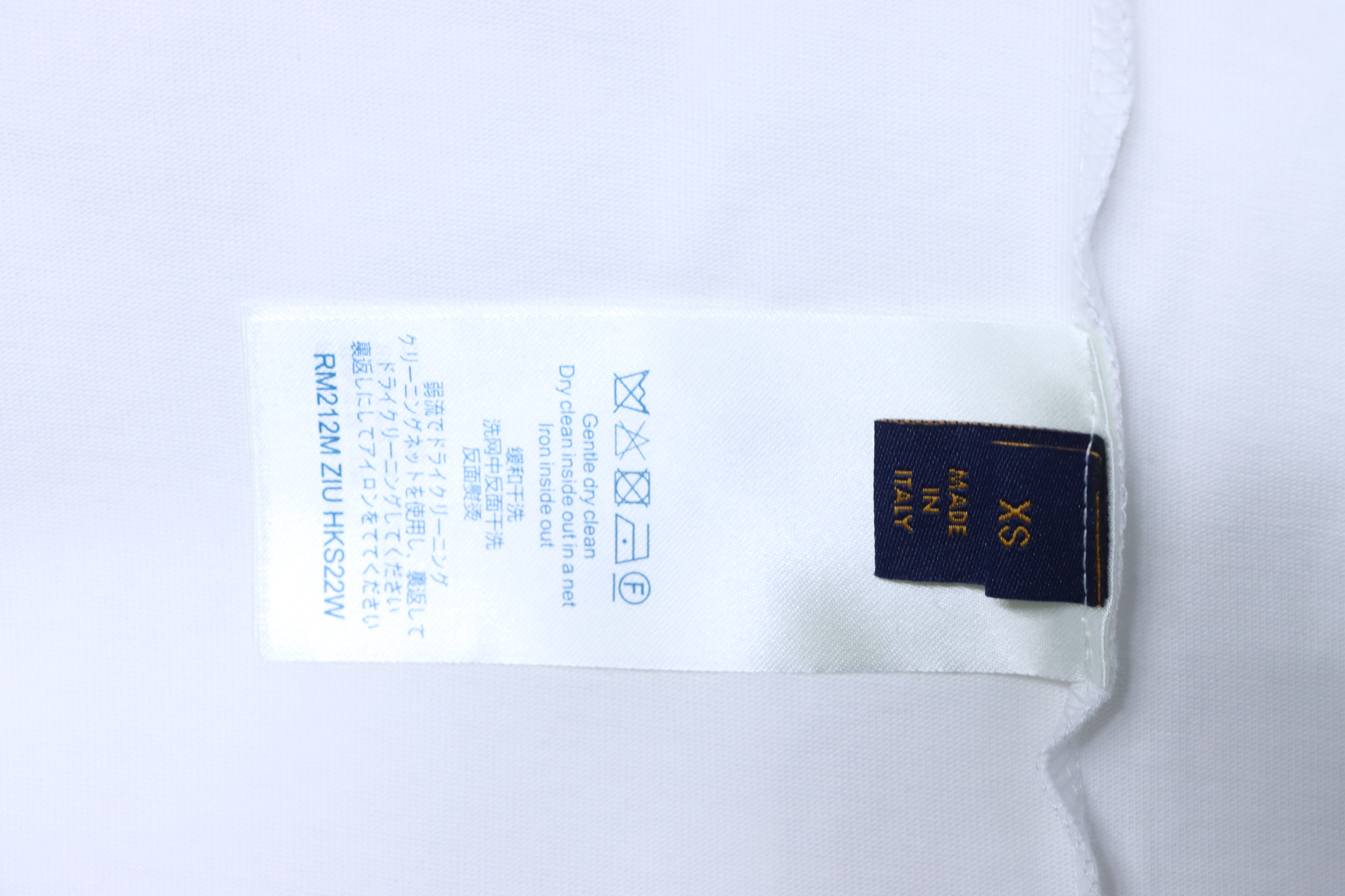 LOUIS VUITTON Clover Letter Graffiti Hand-Drawn Logo White Short Sleeve T-Shirt