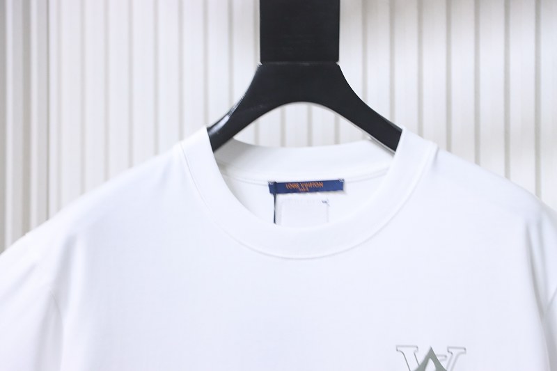 LOUIS VUITTON Clover Print Back Logo Black Short Sleeve T-Shirt