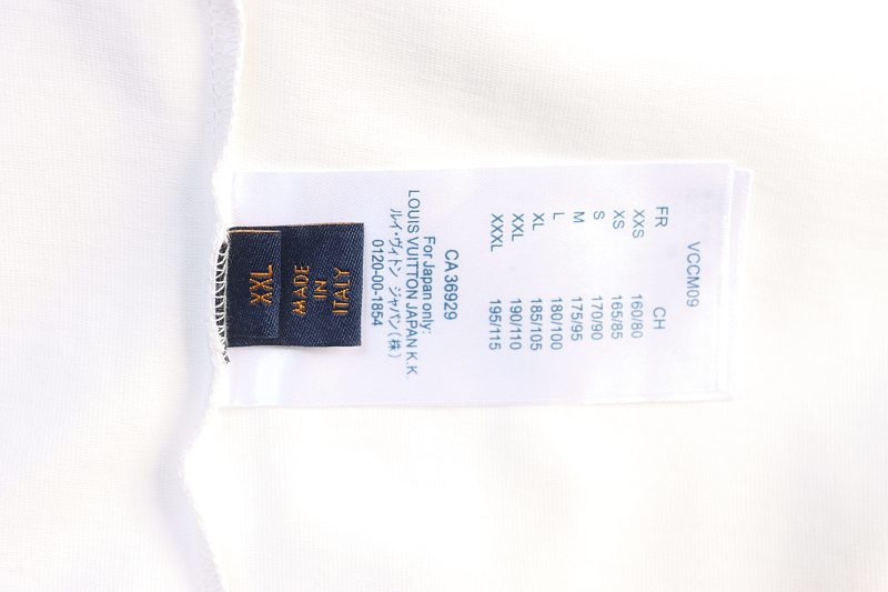 LOUIS VUITTON Clover Print Back Logo Black Short Sleeve T-Shirt