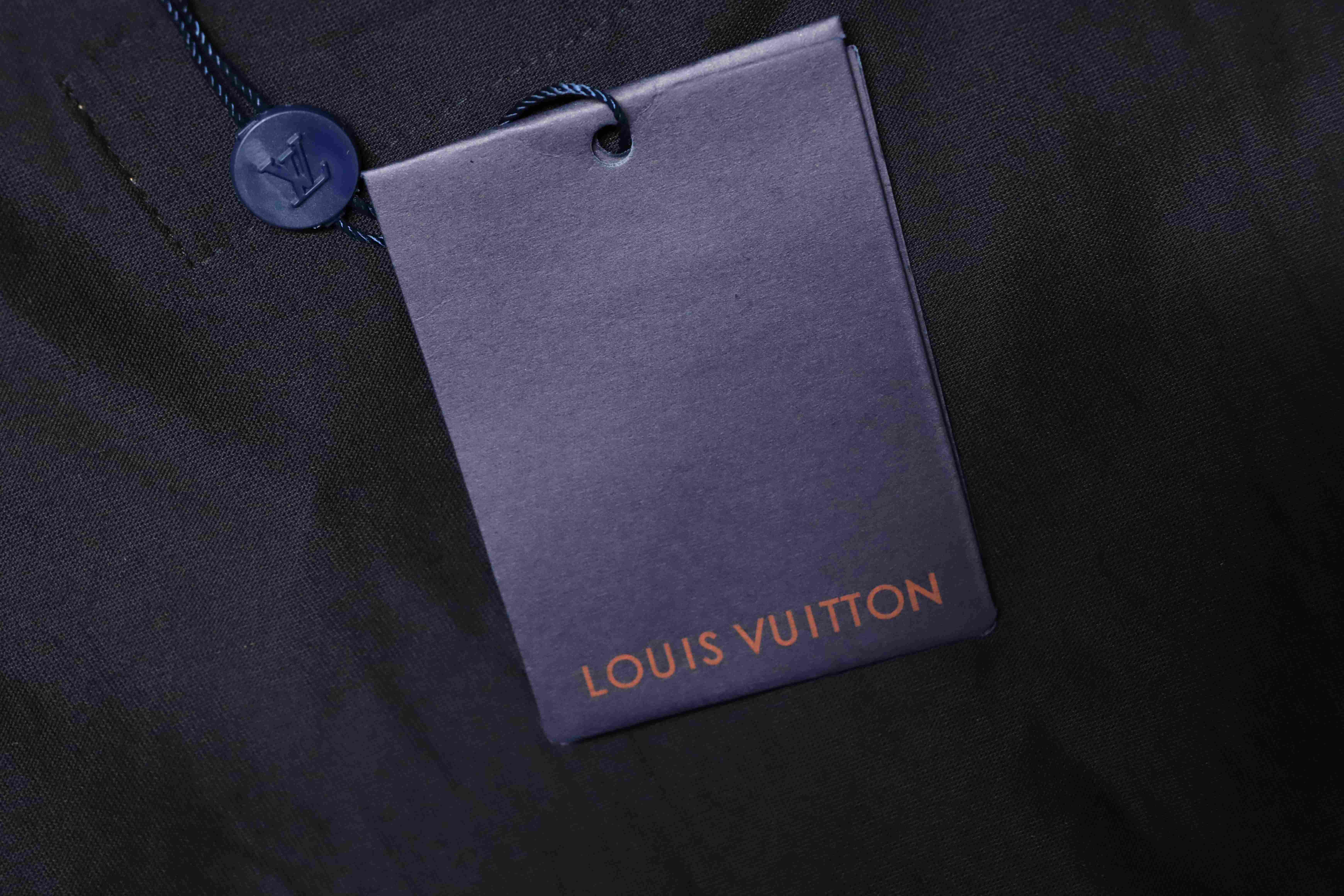 LOUIS VUITTON Clover Print Back Logo Short Sleeve T-Shirt