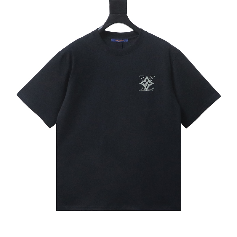 LOUIS VUITTON Clover Print Back Logo White Short Sleeve T-Shirt