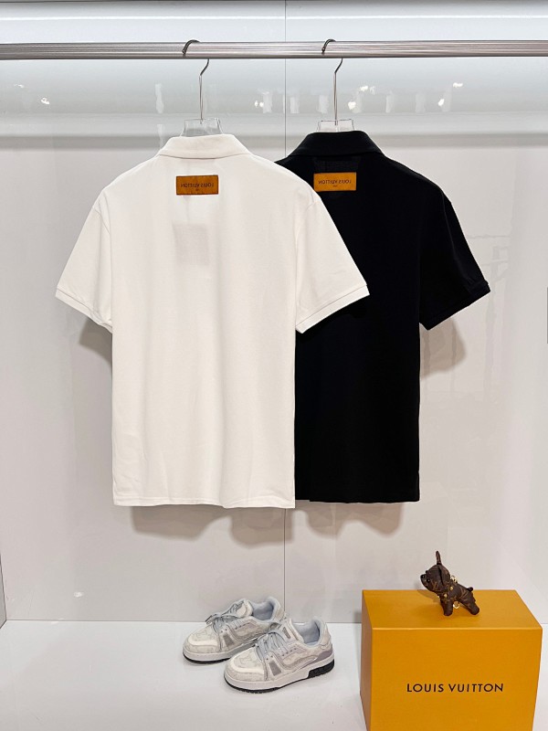 LOUIS VUITTON Collar Short Sleeve Polo Shirt