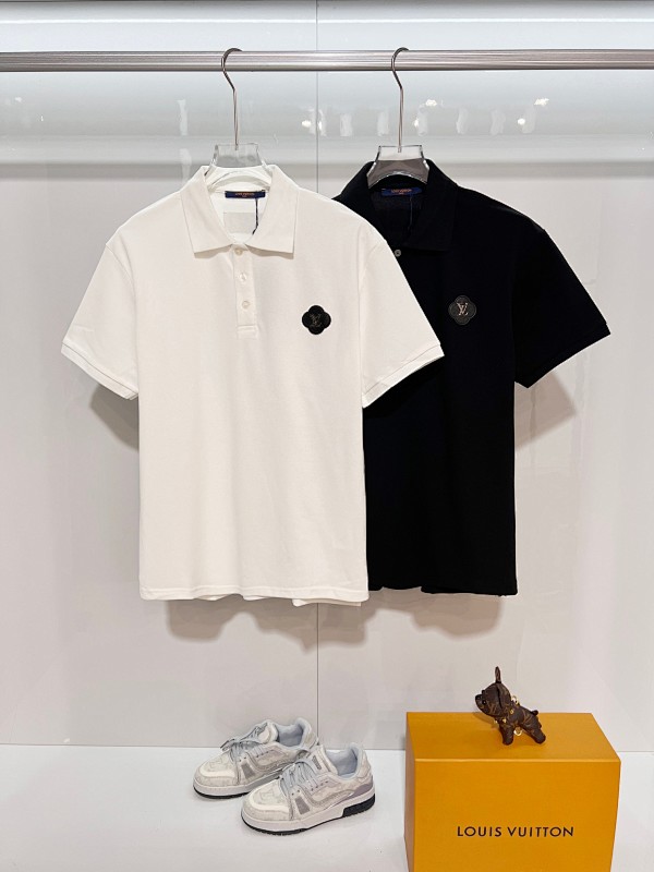 LOUIS VUITTON Collar Short Sleeve Polo Shirt